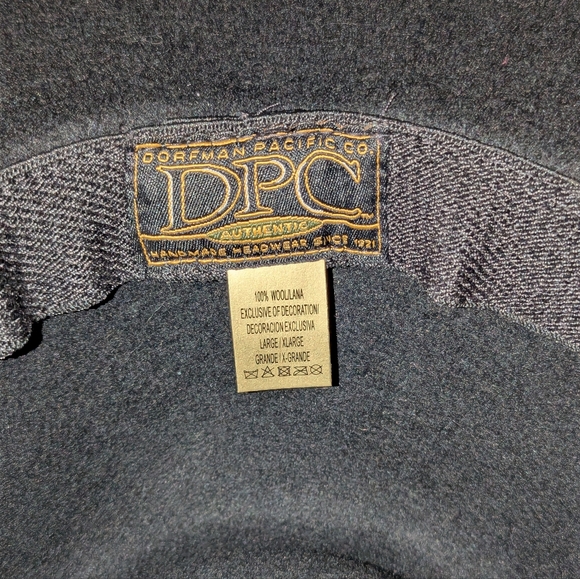 NWT DPC Wool & Leather Packable Crushable Hat - Size L/Xl Black+Brown main image 14